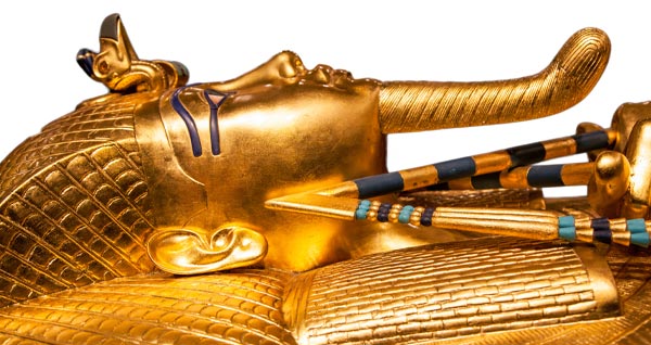 Profile of King Tut's Gold Mask